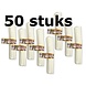 Antos Antos Rawhide White Roll 9/10" - 22 cm - 50 stuks voordeel Antos Antos Rawhide White Roll 9/10" - 22 cm - 50 stuks voordeel
