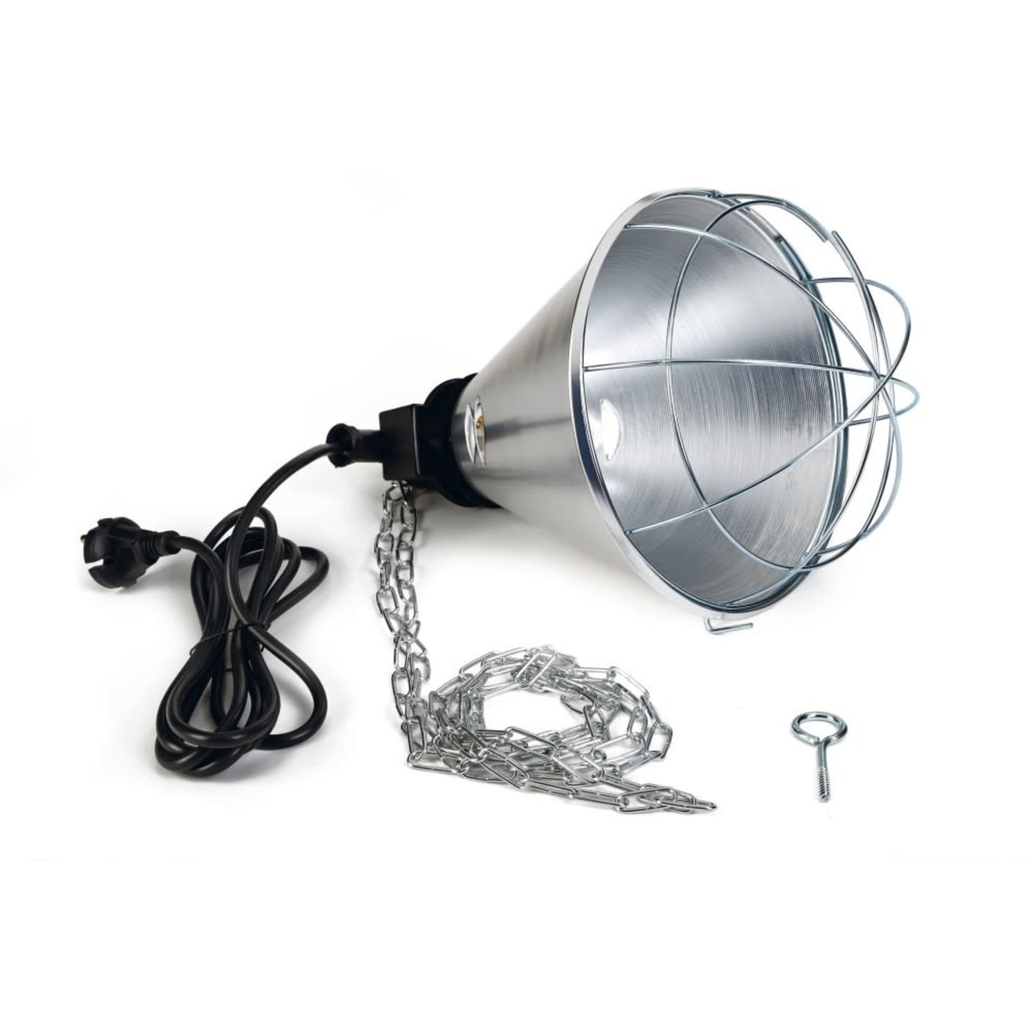 Wirwar onthouden haspel Warmtelamp Lampenkap met 2.5 m snoer - exclusief lamp - D-tails