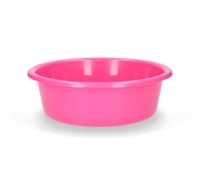 Vplast Voerbak Rond - 6 liter - Roze Vplast Voerbak Rond - 6 liter - Roze