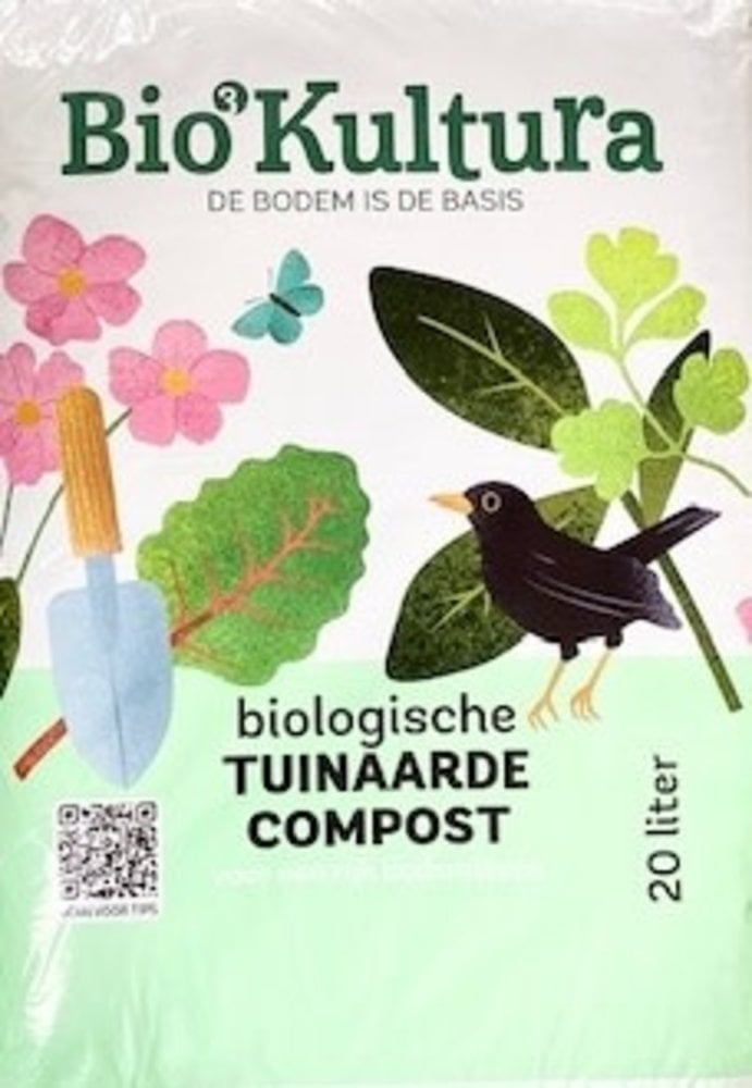 Bio-Kultura Bio-Kultura Tuinaarde Compost - 20 liter Bio-Kultura Bio-Kultura Tuinaarde Compost - 20 liter