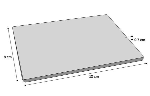Flamingo Koelsteen Dolo Grijs S - 12x8x0.7 cm Flamingo Koelsteen Dolo Grijs S - 12x8x0.7 cm