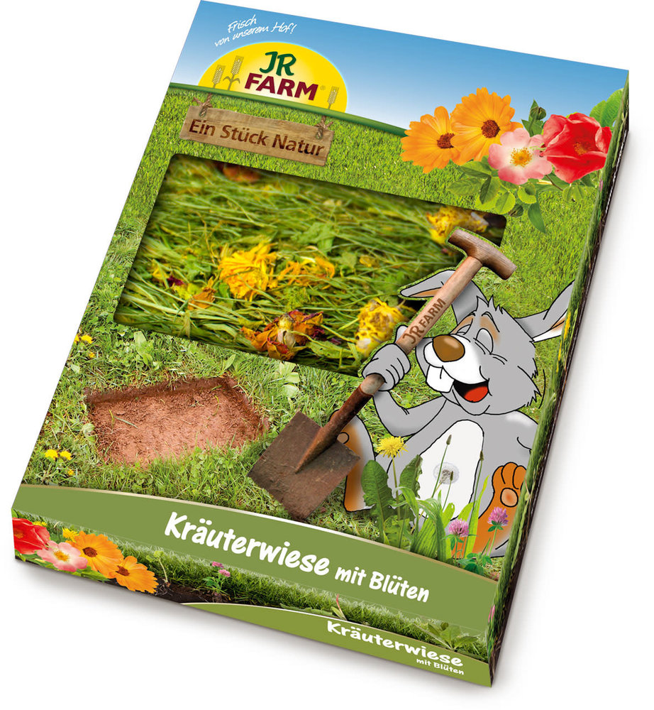 JR Farm JR Farm Kruidenweide met Bloemen - 750 gram JR Farm JR Farm Kruidenweide met Bloemen - 750 gram
