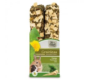 JR Farm JR Farm Grainless Farmys Knaagsticks Pastinaak-Dille - 2 stuks JR Farm JR Farm Grainless Farmys Knaagsticks Pastinaak-Dille - 2 stuks