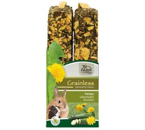 JR Farm JR Farm Grainless Farmys Knaagsticks Paardenbloem-Courgette - 2 stuks JR Farm JR Farm Grainless Farmys Knaagsticks Paardenbloem-Courgette - 2 stuks
