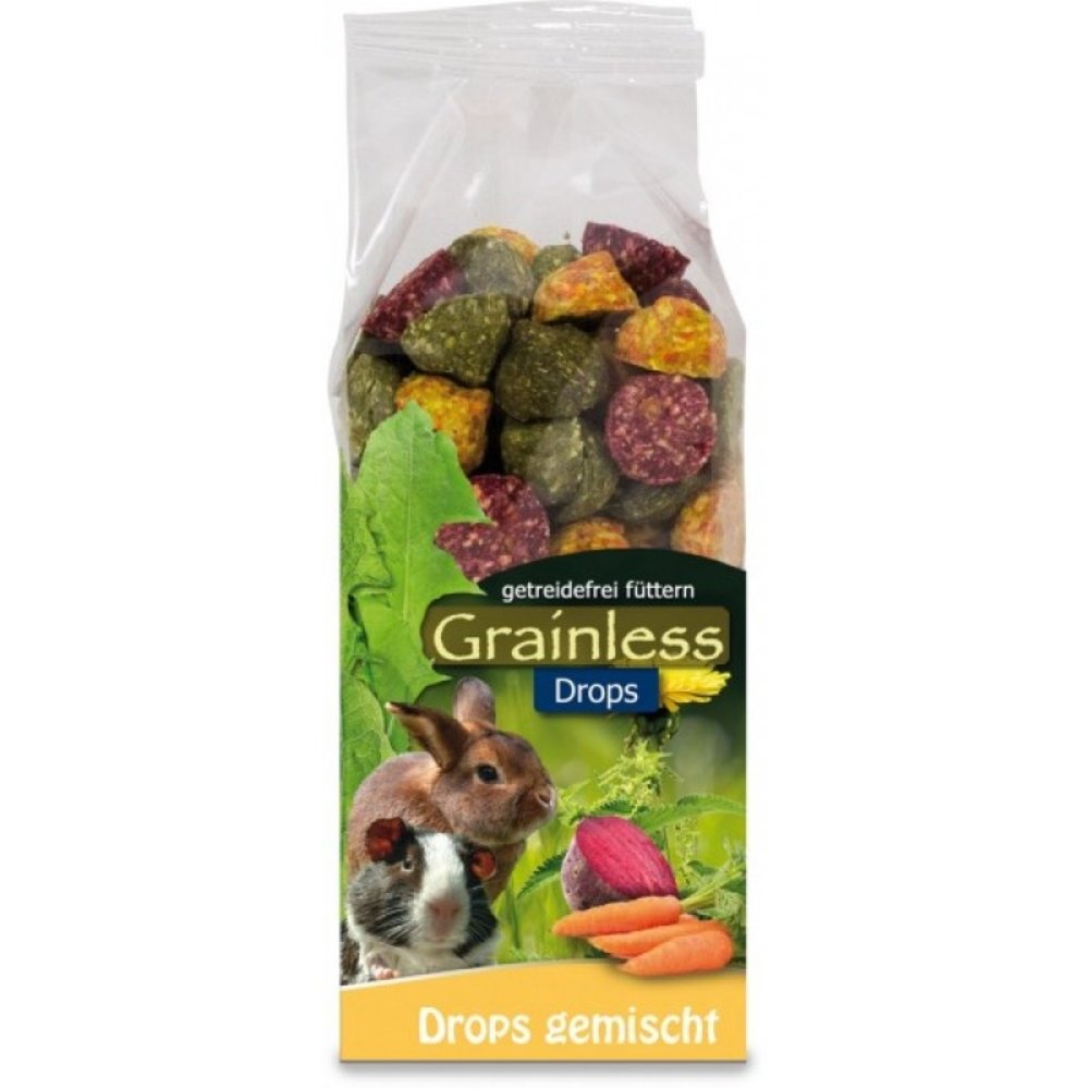 JR Farm JR Farm Grainless Drops Gemengd - 140 gram JR Farm JR Farm Grainless Drops Gemengd - 140 gram