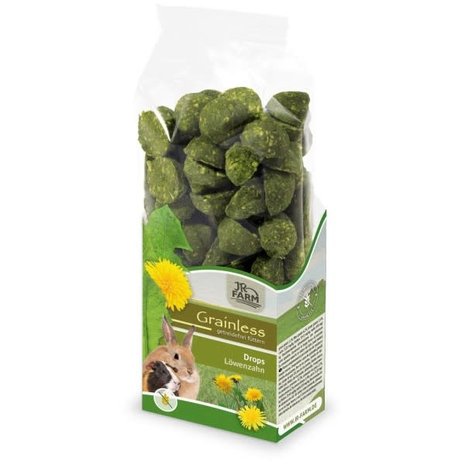 JR Farm JR Farm Grainless Drops Paardenbloem - 140 gram JR Farm JR Farm Grainless Drops Paardenbloem - 140 gram