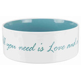 Trixie Voer- en waterbak steen - Pet's Home - Blauw - 1.4 L - 20 cm Trixie Voer- en waterbak steen - Pet's Home - Blauw - 1.4 L - 20 cm