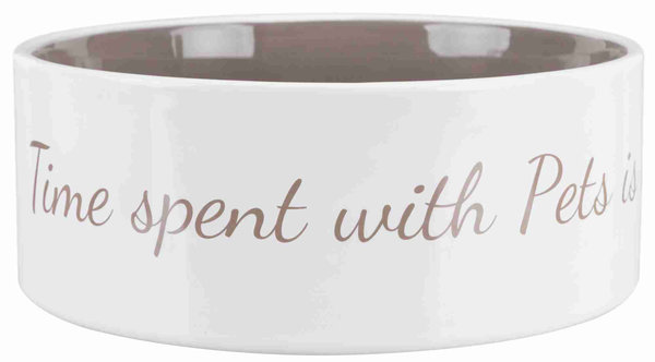 Trixie Voer- en waterbak steen - Pet's Home - Taupe - 1.4 L - 20 cm Trixie Voer- en waterbak steen - Pet's Home - Taupe - 1.4 L - 20 cm