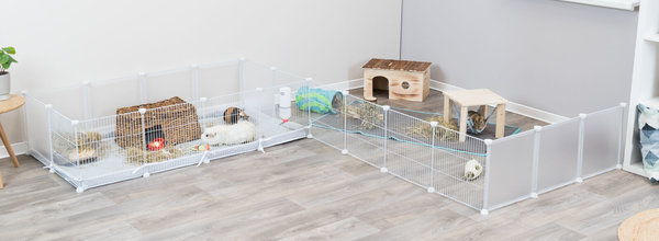 Trixie Trixie Indoor Ren - Draadkubus Kooi - 12 stuks van 35 x 35 cm Trixie Trixie Indoor Ren - Draadkubus Kooi - 12 stuks van 35 x 35 cm