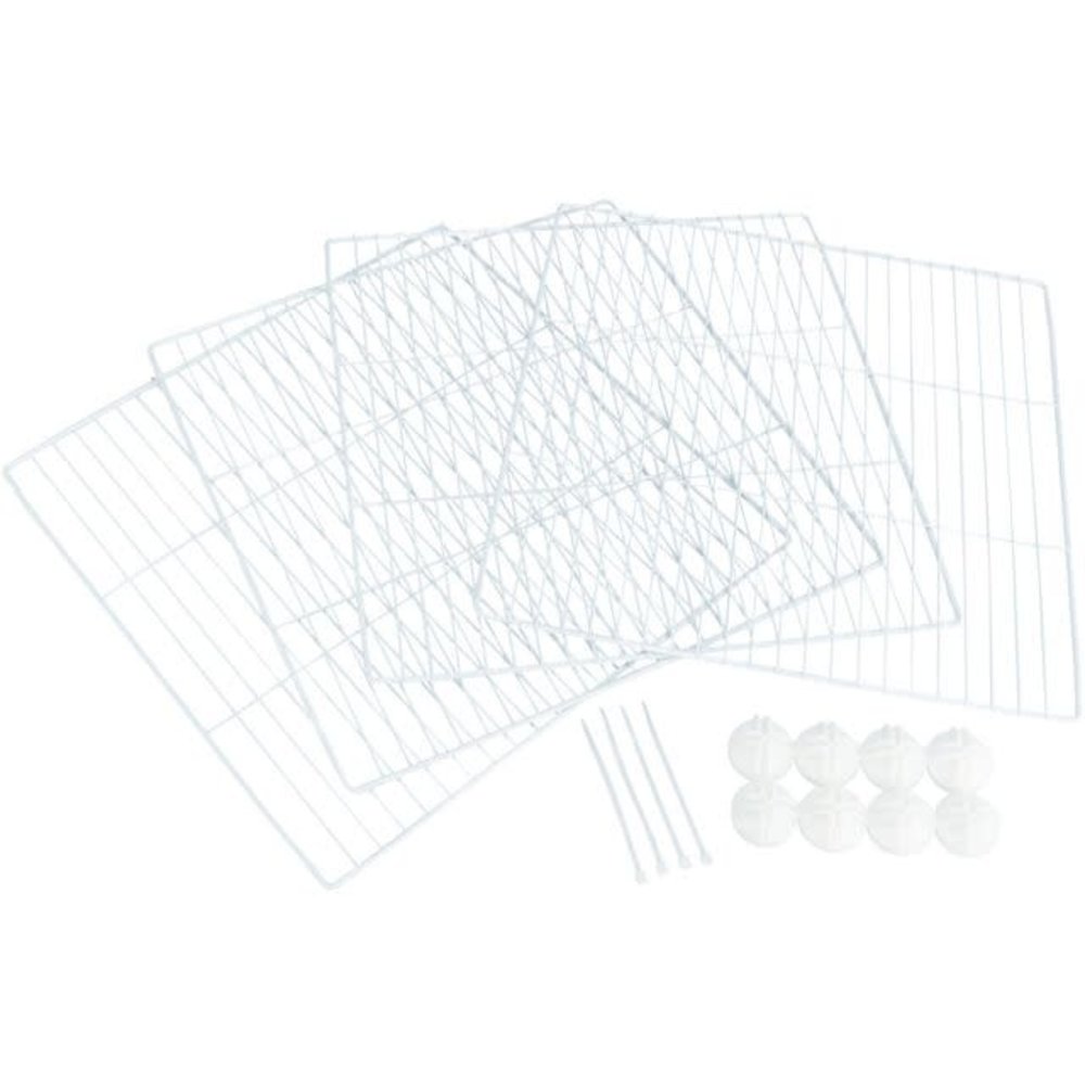 Trixie Trixie Uitbreidingselementen Indoor Ren - Draadkubus Kooi - 4 stuks 35x35 cm - metaal Trixie Trixie Uitbreidingselementen Indoor Ren - Draadkubus Kooi - 4 stuks 35x35 cm - metaal