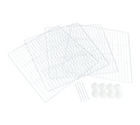 Trixie Trixie Uitbreidingselementen Indoor Ren - Draadkubus Kooi - 4 stuks 35x35 cm - metaal Trixie Trixie Uitbreidingselementen Indoor Ren - Draadkubus Kooi - 4 stuks 35x35 cm - metaal