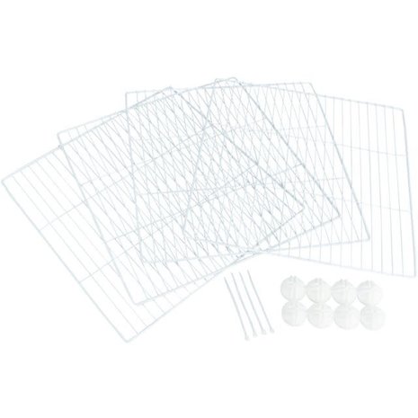 Trixie Trixie Uitbreidingselementen Indoor Ren - Draadkubus Kooi - 4 stuks 35x35 cm - metaal Trixie Trixie Uitbreidingselementen Indoor Ren - Draadkubus Kooi - 4 stuks 35x35 cm - metaal