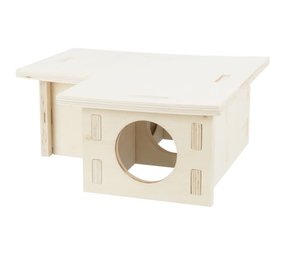 Trixie Meerkamerhuis Hoekhuis 3 kamers - 30x12x30 cm Trixie Meerkamerhuis Hoekhuis 3 kamers - 30x12x30 cm