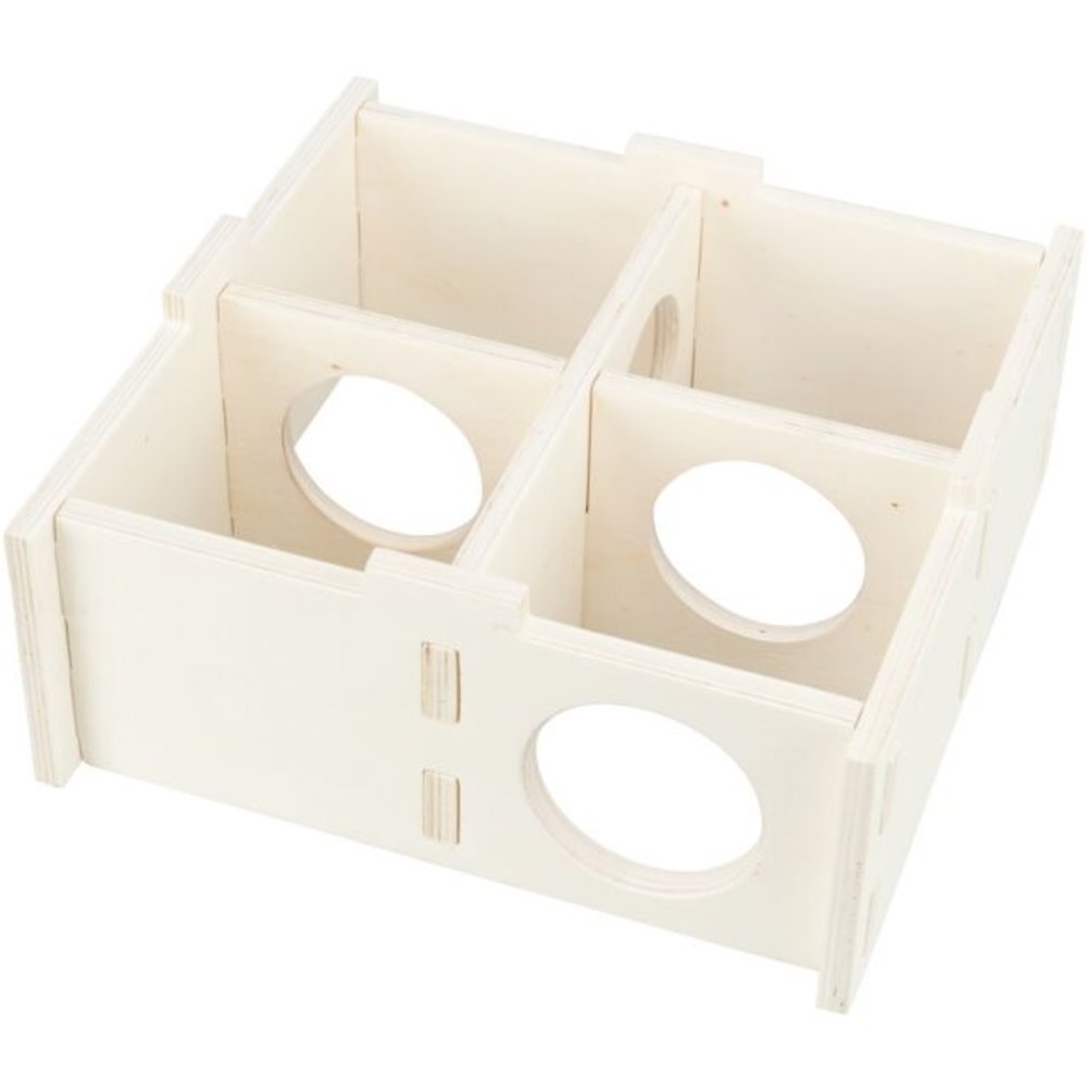 Trixie Meerkamerhuis 4 kamers - 25x10x25 cm Trixie Meerkamerhuis 4 kamers - 25x10x25 cm