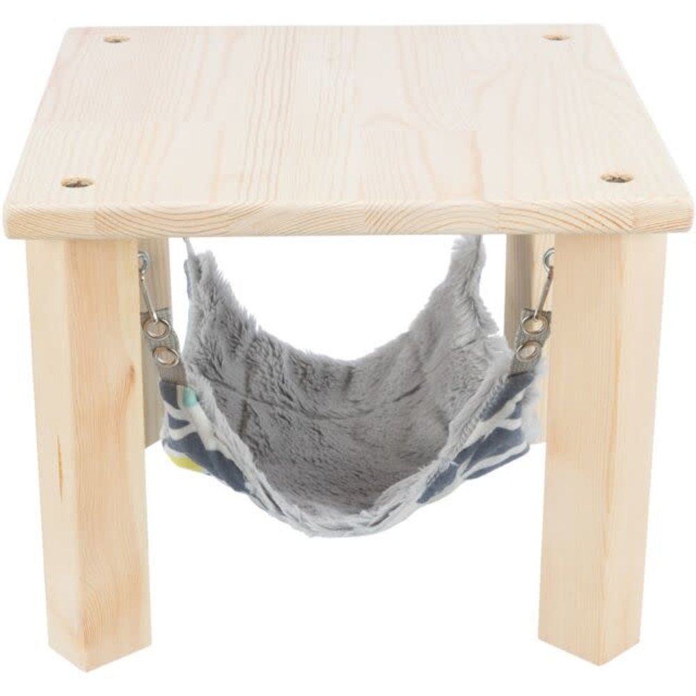 Trixie Houten standaard met Hangmat Sunny - 37x29x37 cm Trixie Houten standaard met Hangmat Sunny - 37x29x37 cm