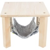 Trixie Houten standaard met Hangmat Sunny - 37x29x37 cm Trixie Houten standaard met Hangmat Sunny - 37x29x37 cm