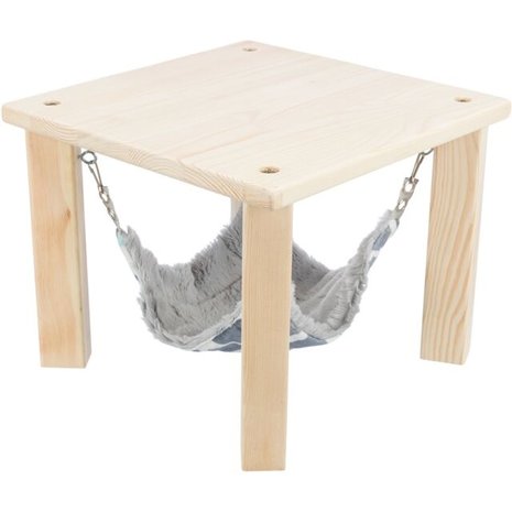 Trixie Houten standaard met Hangmat Sunny - 37x29x37 cm Trixie Houten standaard met Hangmat Sunny - 37x29x37 cm