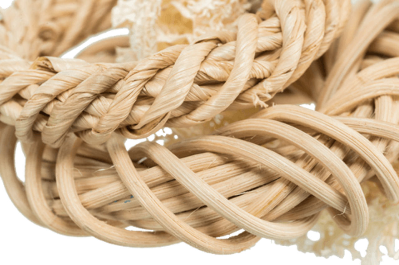 Trixie Trixie Luffaring Met Rotan- En Maïsbladring - ø 13 cm Trixie Trixie Luffaring Met Rotan- En Maïsbladring - ø 13 cm