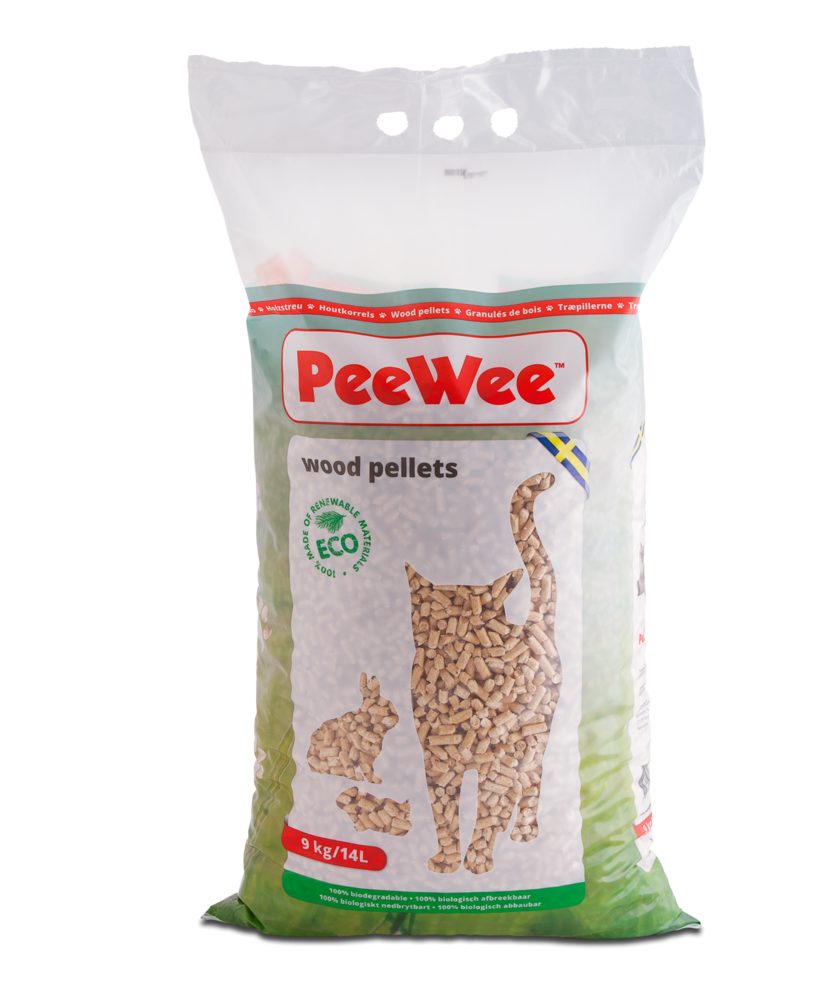 PeeWee Houtkorrels - 9 kilo