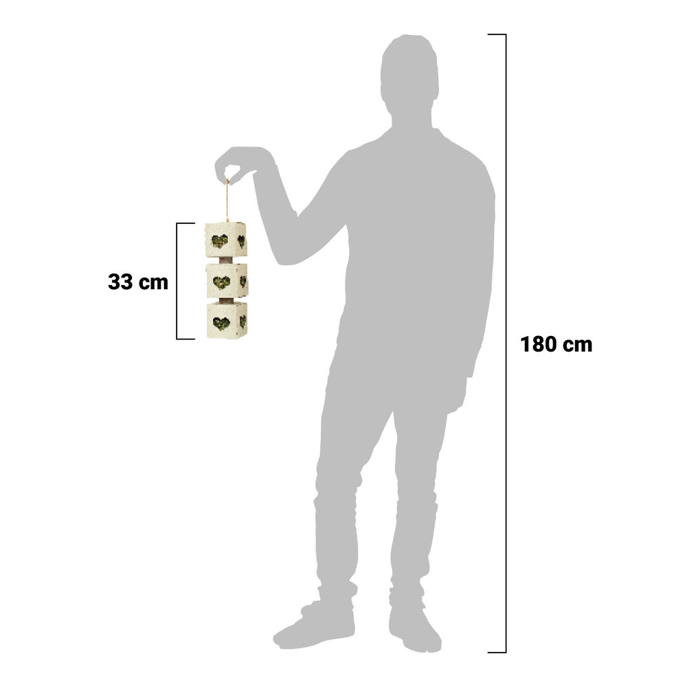 JR Farm JR Farm Plastic Free Bloemenketting - 30x9x9cm JR Farm JR Farm Plastic Free Bloemenketting - 30x9x9cm