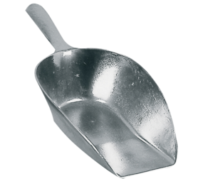 Voerschep Aluminium Halfplat Voerschep Aluminium Halfplat