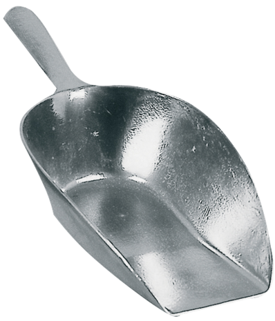 Voerschep Aluminium Halfplat Voerschep Aluminium Halfplat