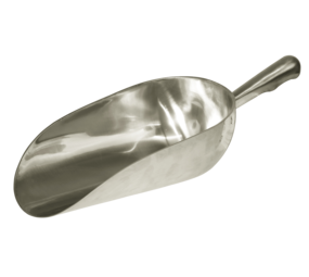 Voerschep Aluminium Halfrond Voerschep Aluminium Halfrond