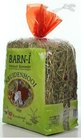 BARN-i Barn-i Kruidenhooi - Rozenbottel en Mint - 500 gram BARN-i Barn-i Kruidenhooi - Rozenbottel en Mint - 500 gram