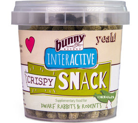 Bunny Nature Bunny Nature Interactive Crispy Snack - Trainingssnack - Groenten - 30 gram Bunny Nature Bunny Nature Interactive Crispy Snack - Trainingssnack - Groenten - 30 gram