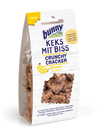 Bunny Nature Bunny Nature - Crunchy Cracker - Banaan - 50 gram Bunny Nature Bunny Nature - Crunchy Cracker - Banaan - 50 gram