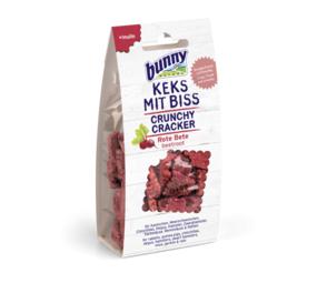 Bunny Nature Bunny Nature - Crunchy Cracker - Rode Biet - 50 gram Bunny Nature Bunny Nature - Crunchy Cracker - Rode Biet - 50 gram