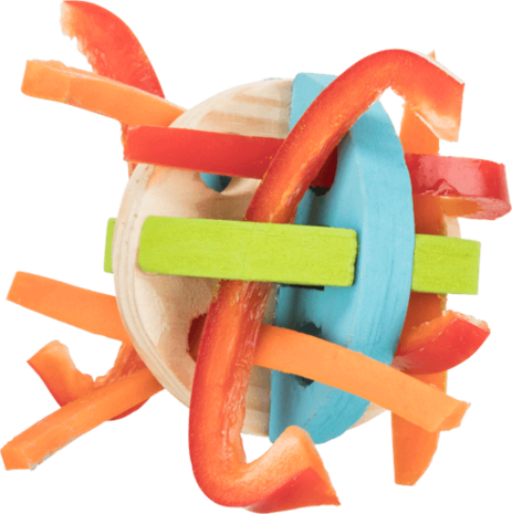 Trixie Trixie Speel- en Snackbal - 8 cm Trixie Trixie Speel- en Snackbal - 8 cm