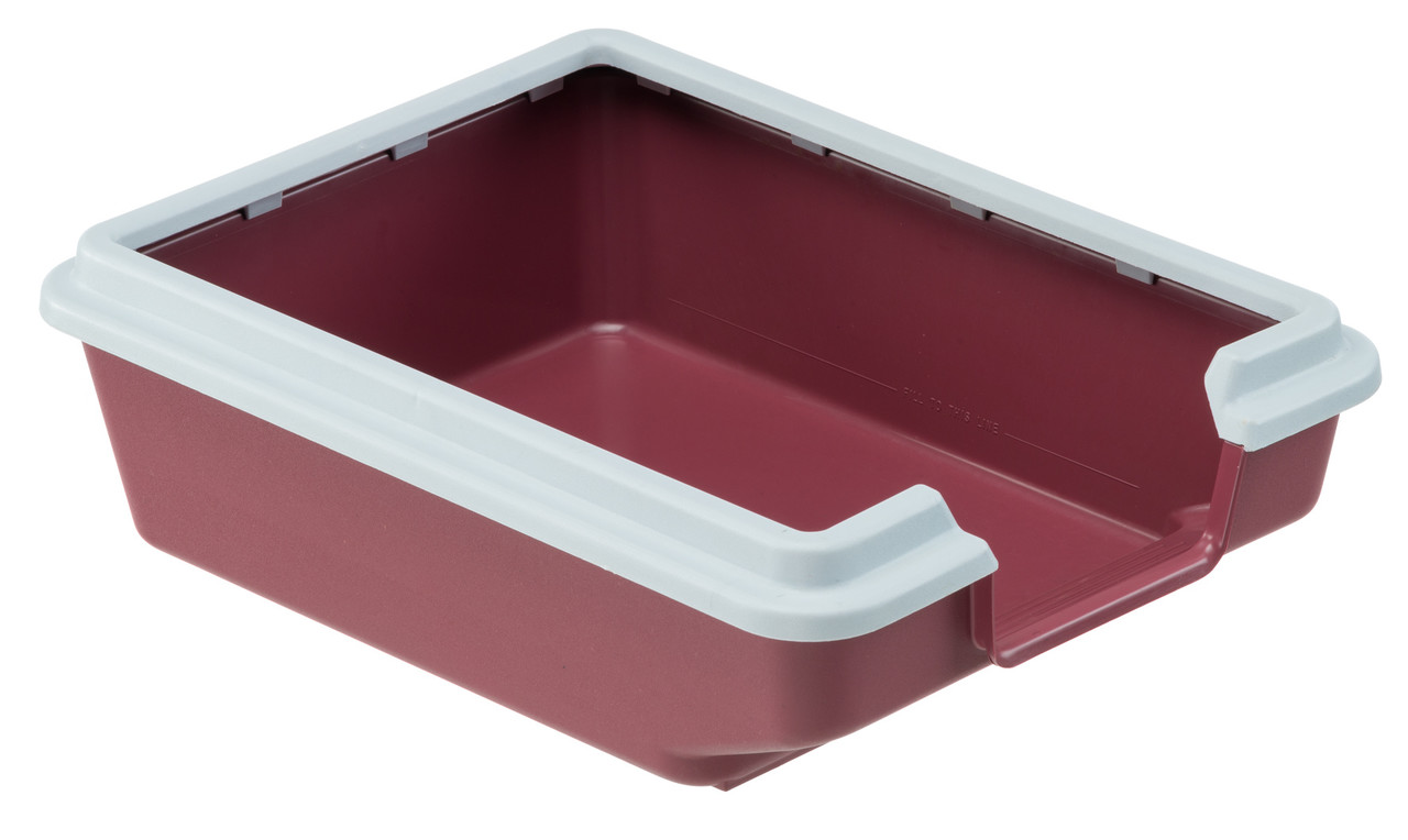 Ferplast Ferplast Open Toilet met Rand en Lage Instap - 38 x 28 x 11 cm - verschillende kleuren Ferplast Ferplast Open Toilet met Rand en Lage Instap - 38 x 28 x 11 cm - verschillende kleuren