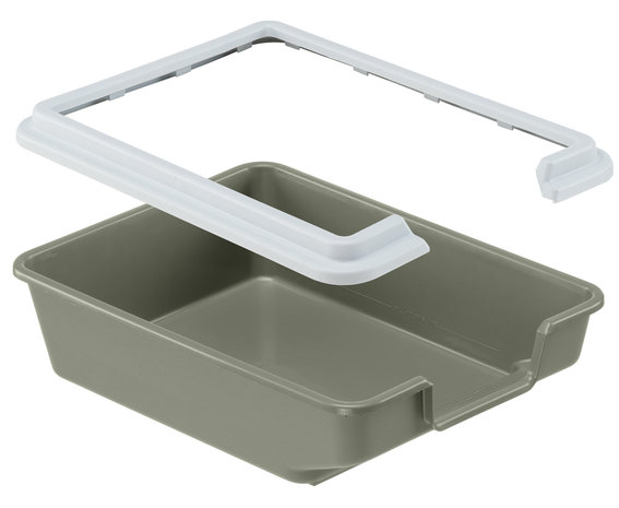 Ferplast Ferplast Open Toilet met Rand en Lage Instap - 38 x 28 x 11 cm - verschillende kleuren Ferplast Ferplast Open Toilet met Rand en Lage Instap - 38 x 28 x 11 cm - verschillende kleuren