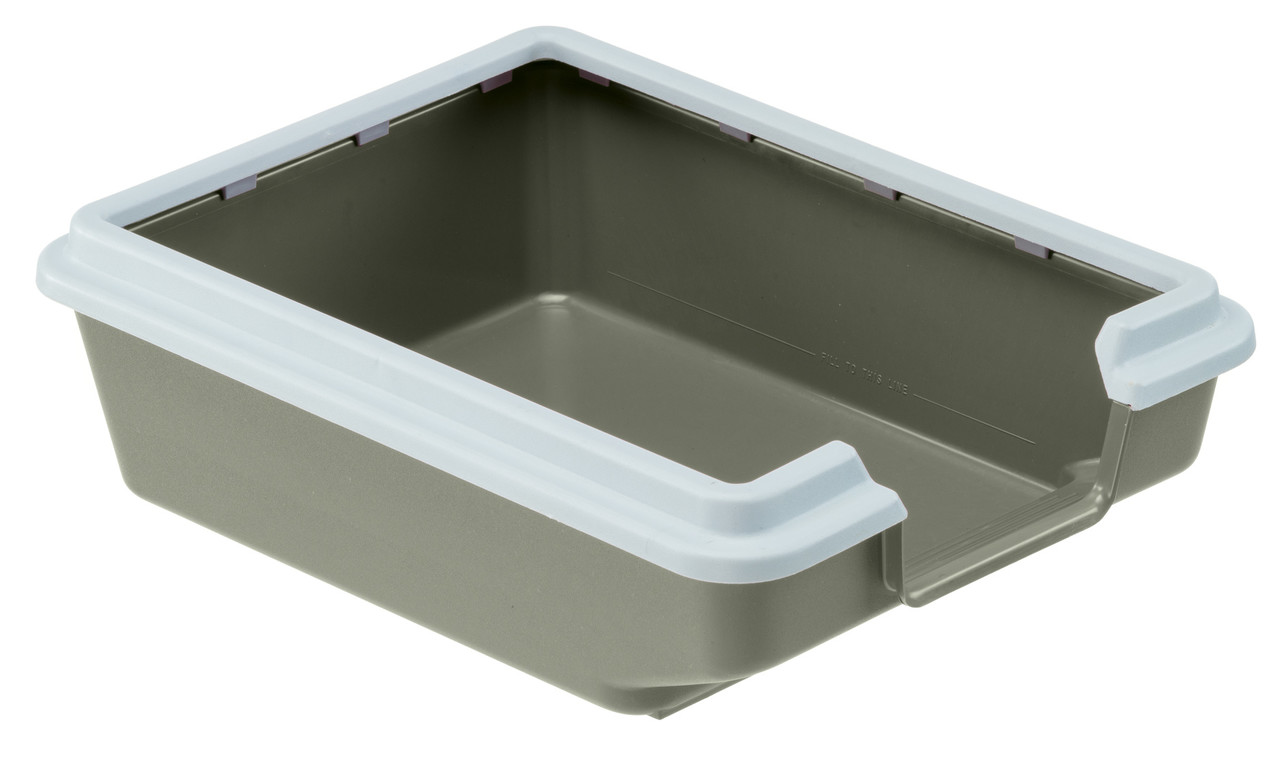 Ferplast Ferplast Open Toilet met Rand en Lage Instap - 38 x 28 x 11 cm - verschillende kleuren Ferplast Ferplast Open Toilet met Rand en Lage Instap - 38 x 28 x 11 cm - verschillende kleuren