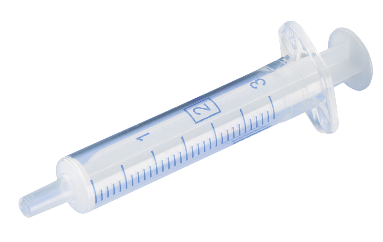 Spuit 2-delig - Luer Slip - 3 ml Spuit 2-delig - Luer Slip - 3 ml