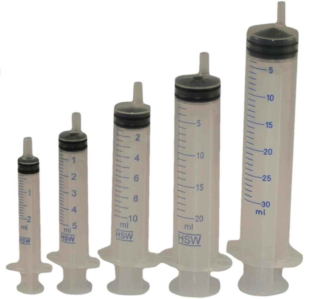 Spuit 3-delig - Luer Hub - 2-3 ml Spuit 3-delig - Luer Hub - 2-3 ml