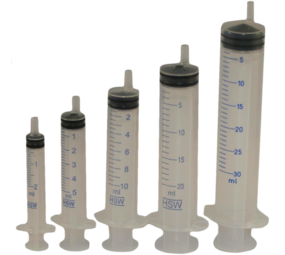 Spuit 3-delig - Luer Hub - 2-3 ml