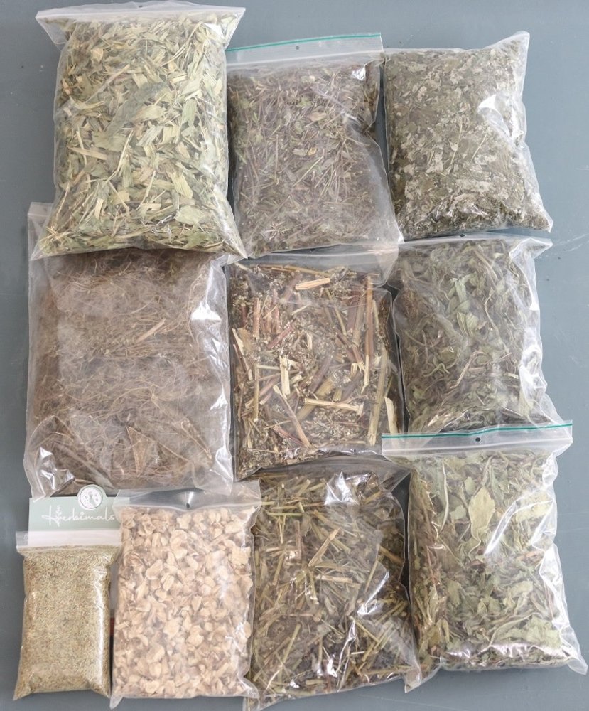 Herbimals Herbimals Dierenkruiden Proefpakket - Konijn-Cavia - 1 kilo Herbimals Herbimals Dierenkruiden Proefpakket - Konijn-Cavia - 1 kilo