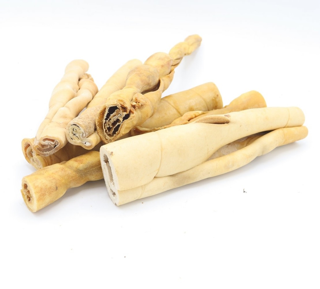 Bark-Bite Bark-Bite Runderkophuid Rollen - 1 kilo Bark-Bite Bark-Bite Runderkophuid Rollen - 1 kilo