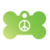 IMARC Hondenpenning – Bot – Peace – Groen