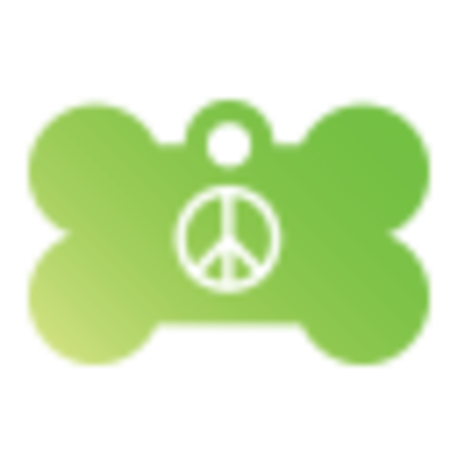 IMARC Hondenpenning – Bot – Peace – Groen IMARC Hondenpenning – Bot – Peace – Groen