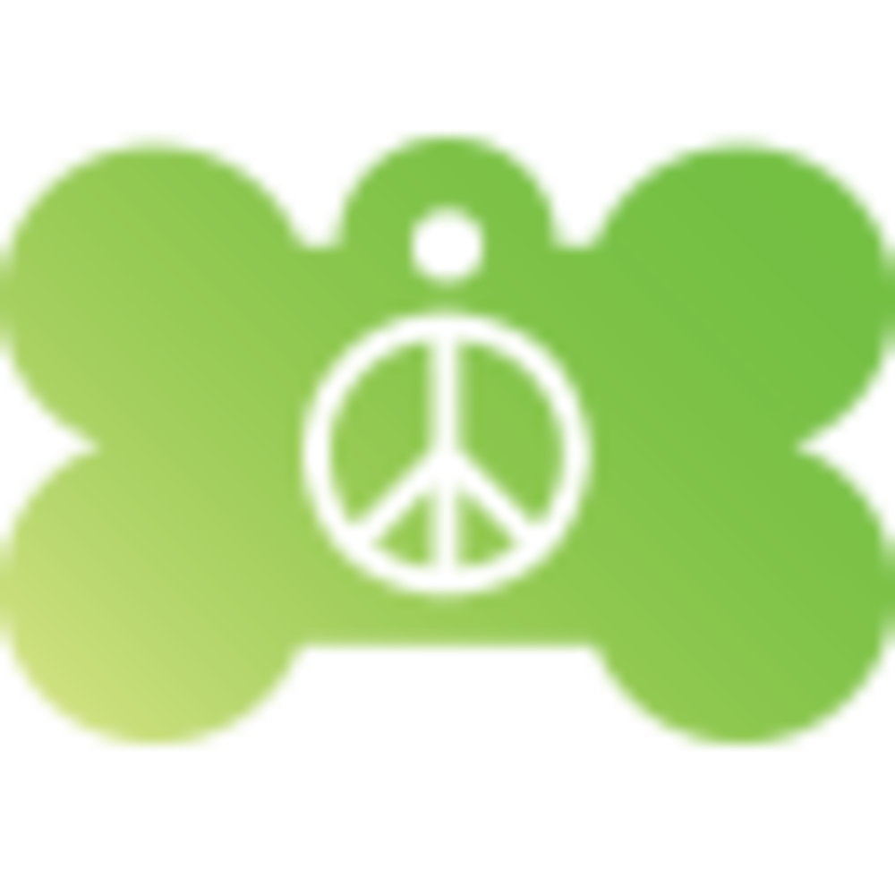 IMARC Hondenpenning – Bot – Peace – Groen IMARC Hondenpenning – Bot – Peace – Groen