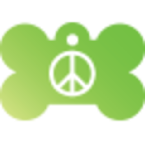 IMARC Hondenpenning – Bot – Peace – Groen IMARC Hondenpenning – Bot – Peace – Groen