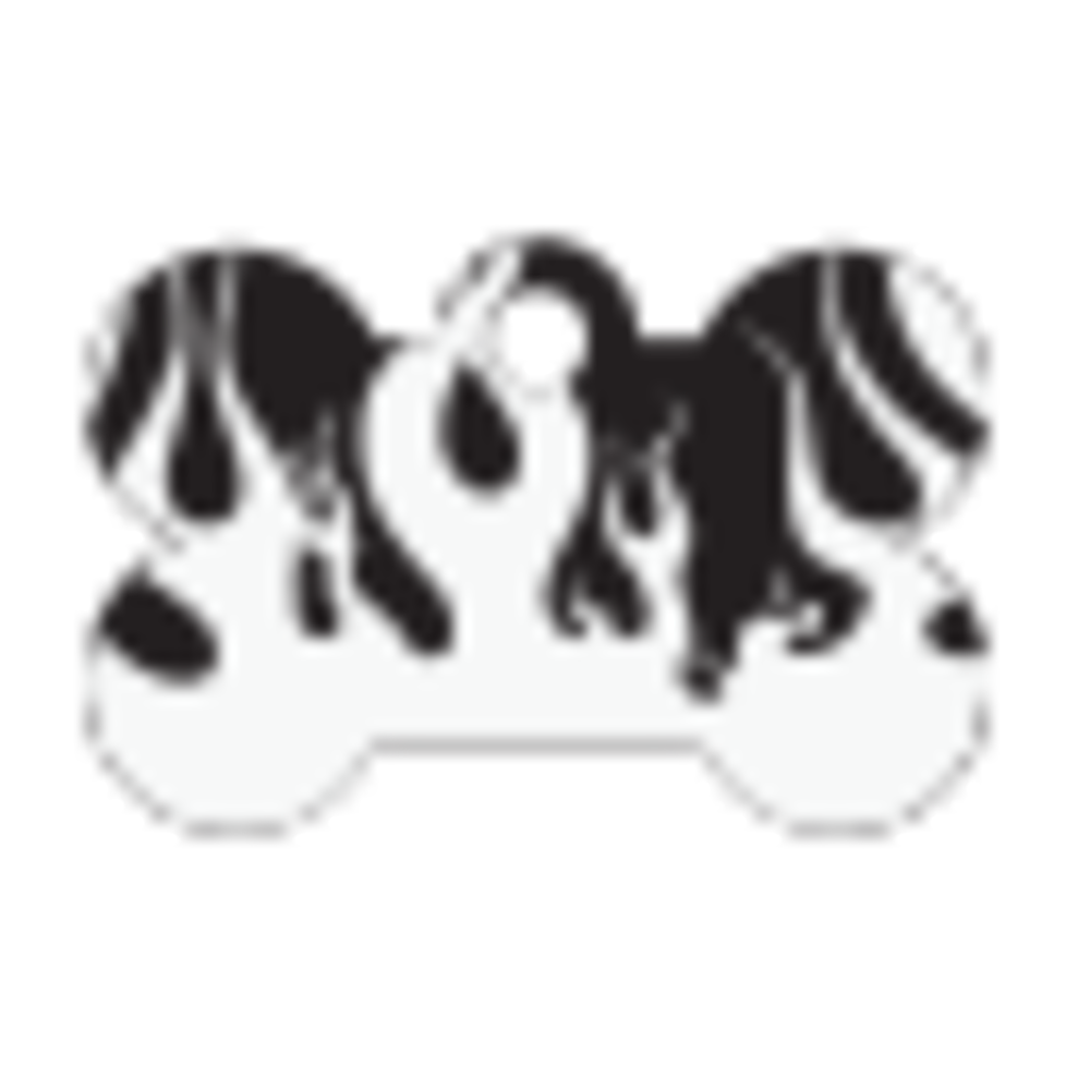 IMARC Hondenpenning – Bot – Vlammen – Zwart IMARC Hondenpenning – Bot – Vlammen – Zwart