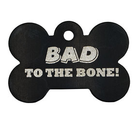 IMARC Hondenpenning – Bot – Bad to the Bone! – Zwart IMARC Hondenpenning – Bot – Bad to the Bone! – Zwart