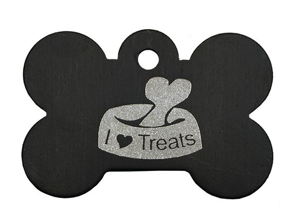 IMARC Hondenpenning – Bot – I Love Treats – Zwart IMARC Hondenpenning – Bot – I Love Treats – Zwart