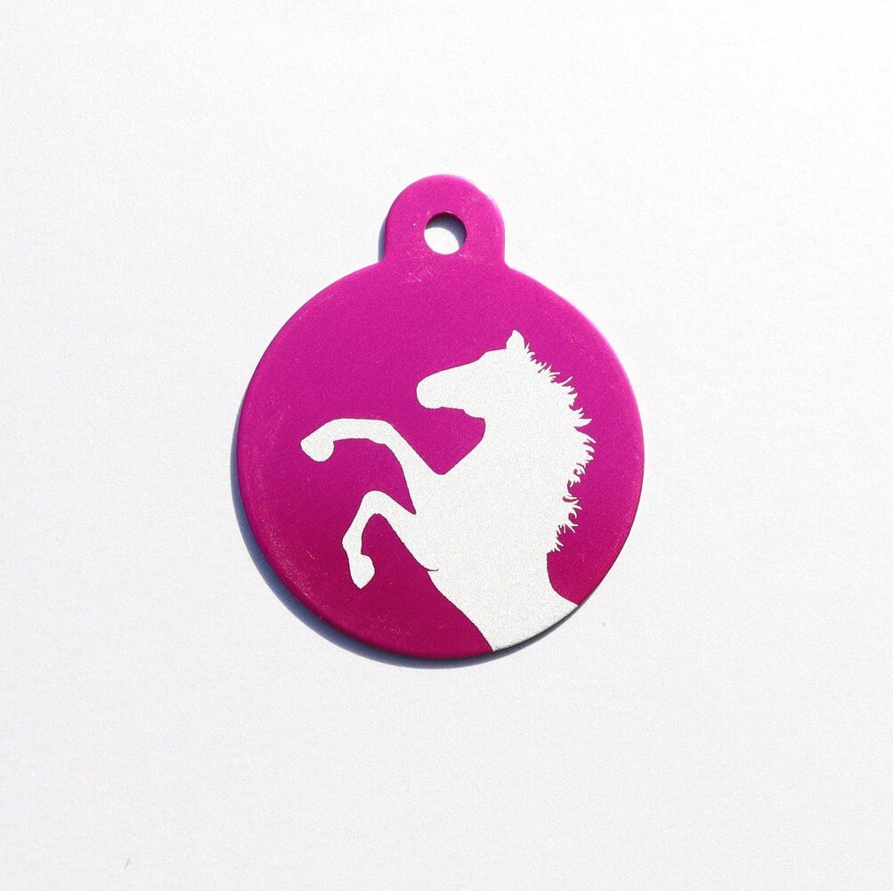 IMARC Paardenpenning – Rond – Roze - Groot Ø3 cm IMARC Paardenpenning – Rond – Roze - Groot Ø3 cm