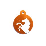 IMARC Paardenpenning – Rond – Oranje - Groot Ø3 cm