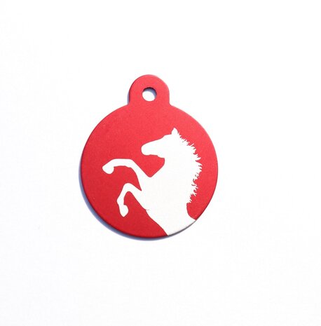 IMARC Paardenpenning – Rond – Rood - Groot Ø3 cm IMARC Paardenpenning – Rond – Rood - Groot Ø3 cm